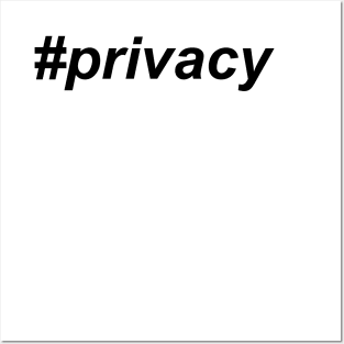 #privacy small Posters and Art